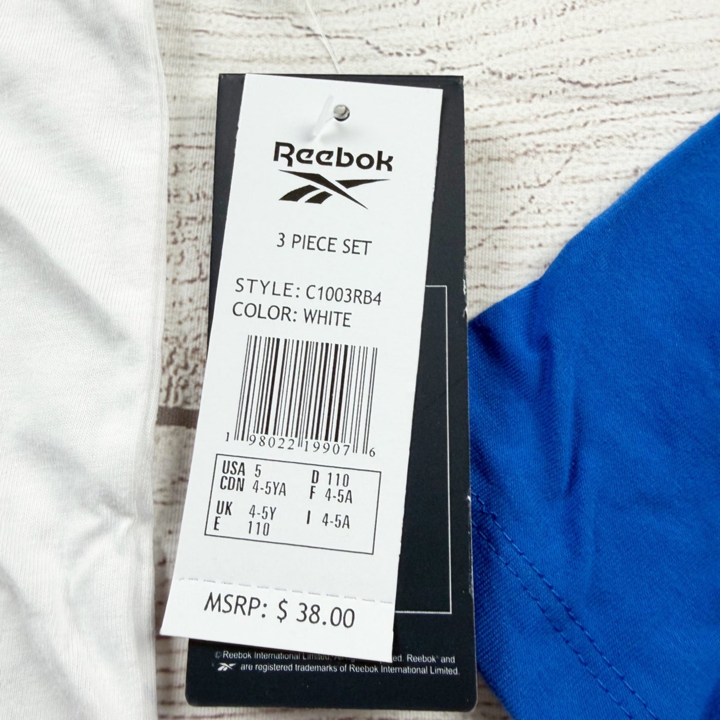 Reebok Boys 3 Piece Outfit T-Shirts + Athletic Shorts Kids Activewear NWT 4-5