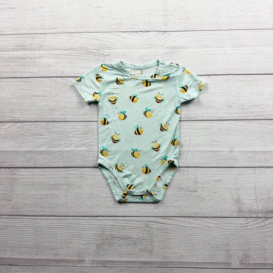 Birdie Bean Baby Bodysuit Bumblebee Print Unisex Snaps Lightweight 6-12 Months