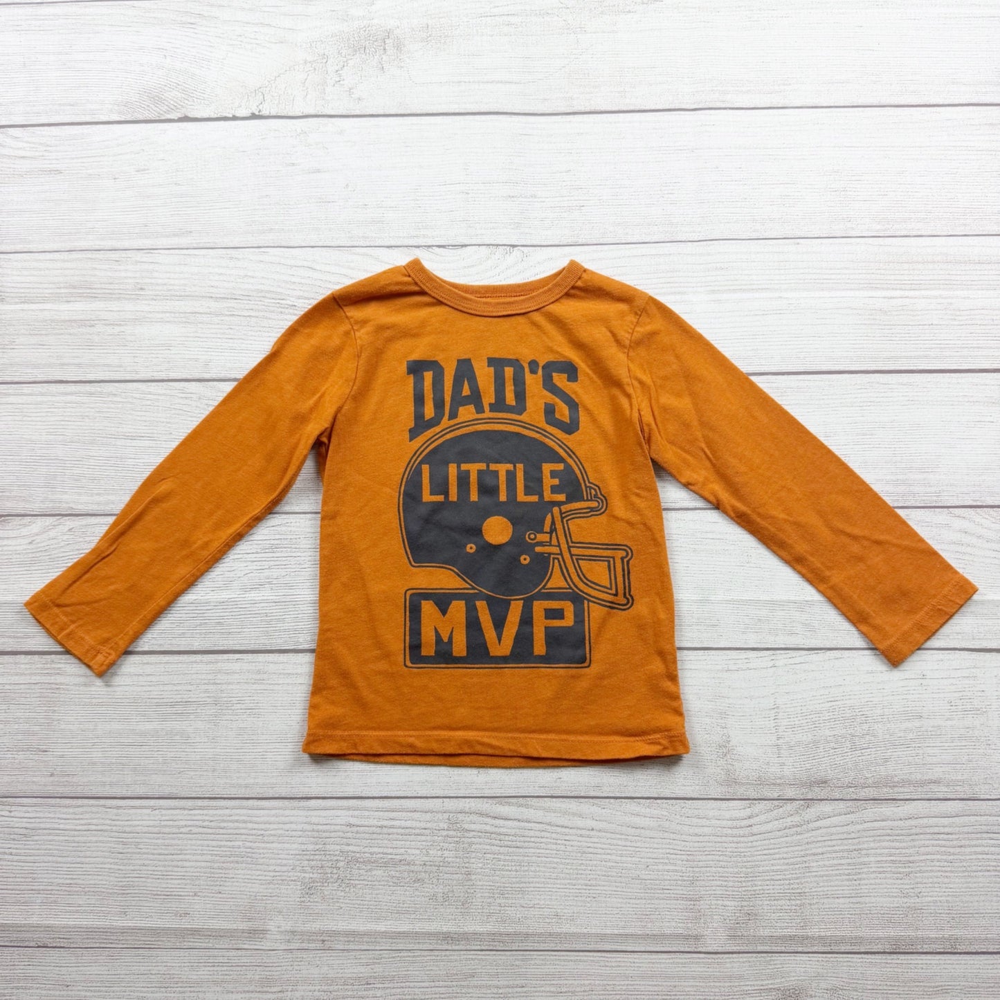 The Children's Place Toddler Boys Long Sleeve Graphic Shirt Dads Little MVP 4T