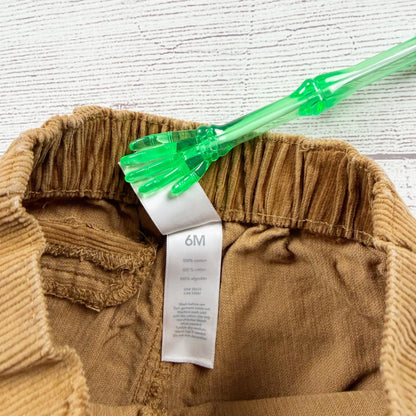Just One You By Carter’s Brown Corduroy Pants Elastic Waistband 3-6 Months