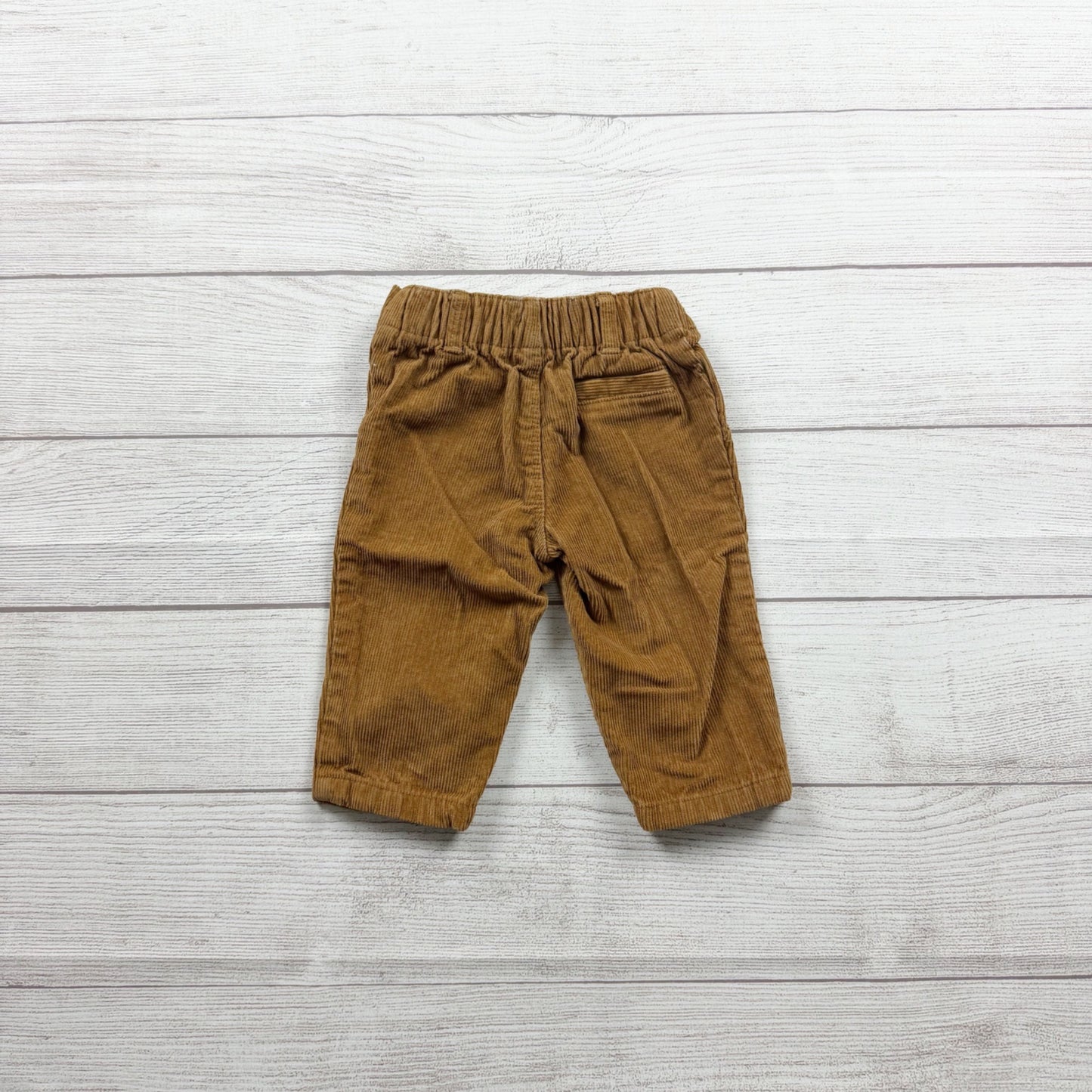 Just One You By Carter’s Brown Corduroy Pants Elastic Waistband 3-6 Months