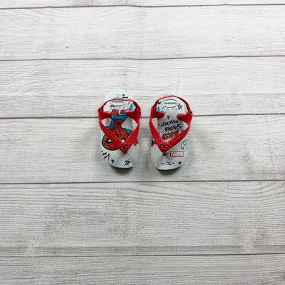 Havaianas Kids SpiderMan Flip Flops Sandals Red Graphic Busy Saving The World 7