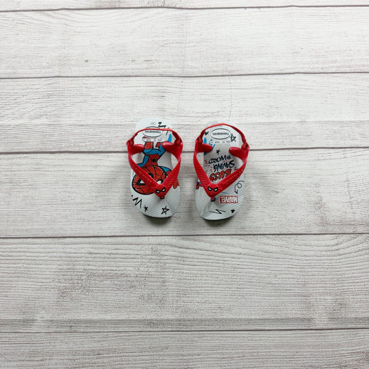 Havaianas Kids SpiderMan Flip Flops Sandals Red Graphic Busy Saving The World 7
