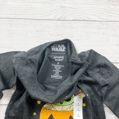 Star Wars Grogu Halloween Shirt Toddler Girls Tee “Boo!” Pumpkin Graphic NWT 5