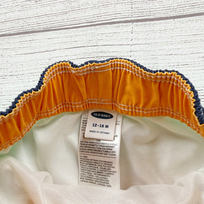 Old Navy Boys Swim Shorts Stripe Pattern 12-18 Months
