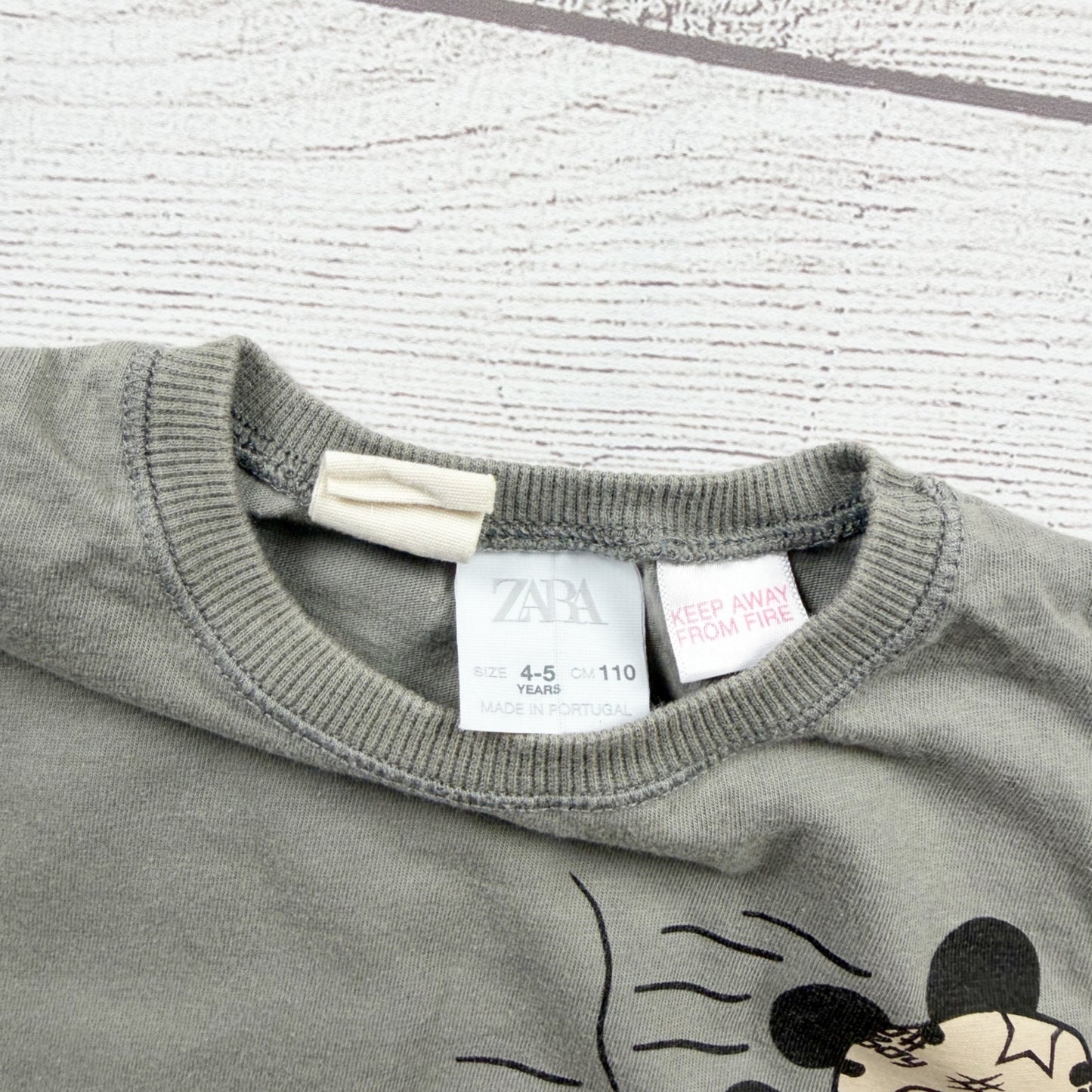 ZARA Disney Collection Mickey Mouse Long Sleeve Shirt Skateboard Graphic Tee 4