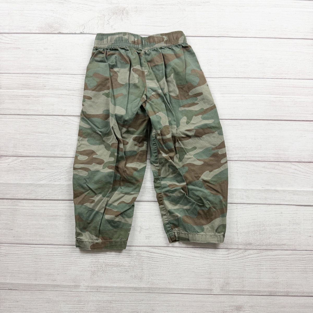 Gap Kids Camouflage Pull On Barrel Pants Elastic Waist XS