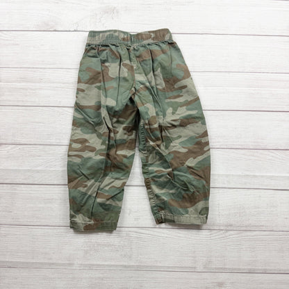 Gap Kids Camouflage Pull On Barrel Pants Elastic Waist XS