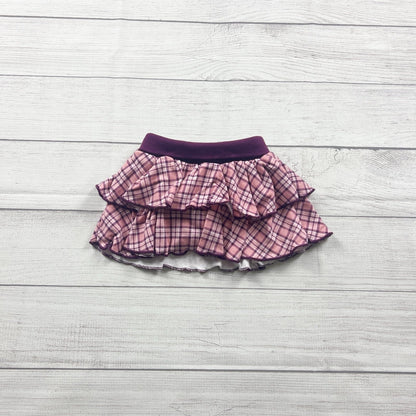 Garanimals Baby Girl Skort Plaid Ruffle Skirt with Built In Shorts 9-12 Months