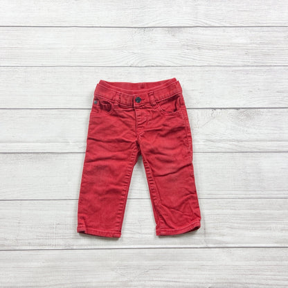 Baby Gap 1969 Red Baby Corduroy Pants 6-12 Months