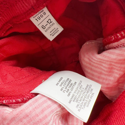 Baby Gap 1969 Red Baby Corduroy Pants 6-12 Months