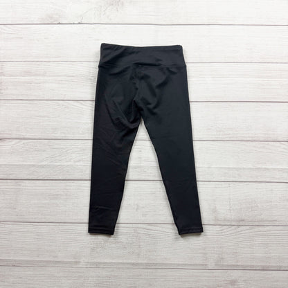 Athletic Works Black High Rise Youth Leggings Recycled Polyester Blend XS 4-5