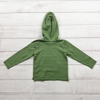 Modern Moments Gerber Hooded Long Sleeve Green Sweatshirt 2T