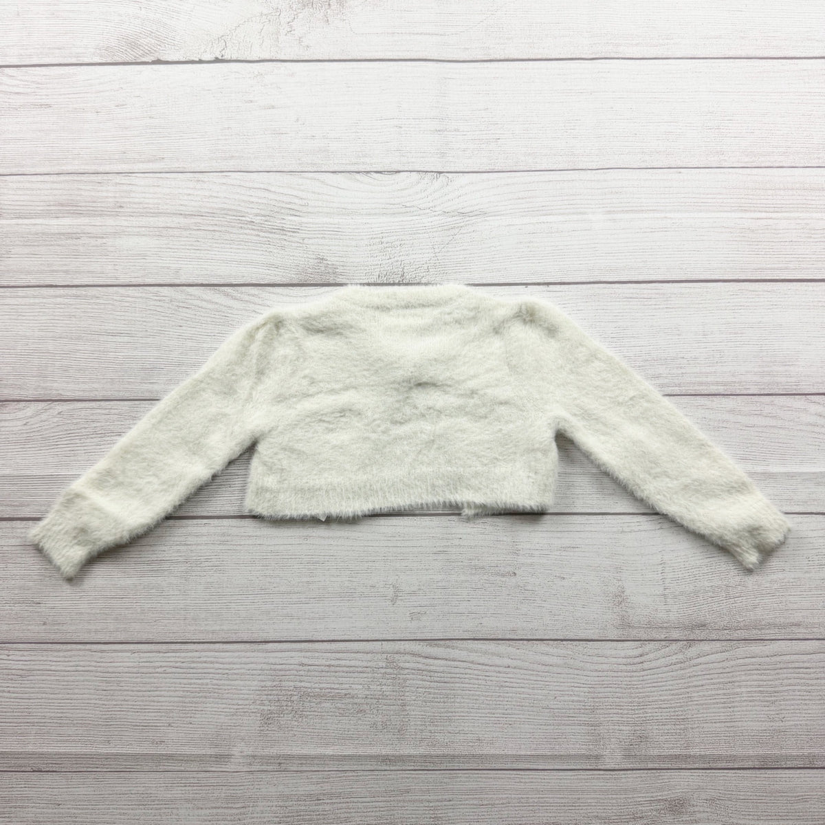 Cat & Jack Fuzzy Cardigan Sweater Button Front Baby Girls 12-18 Months