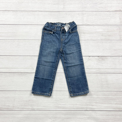 The Children's Place Toddler Boys Adjustable Waist Straight Leg Jeans NWT 2T