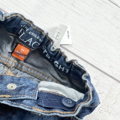The Children's Place Toddler Boys Adjustable Waist Straight Leg Jeans NWT 2T