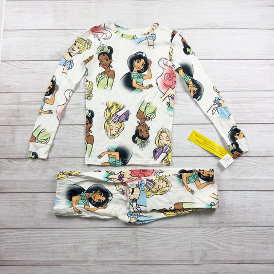 Disney Princess Girls Pajama Set 2-Piece PJs Character NWT 10