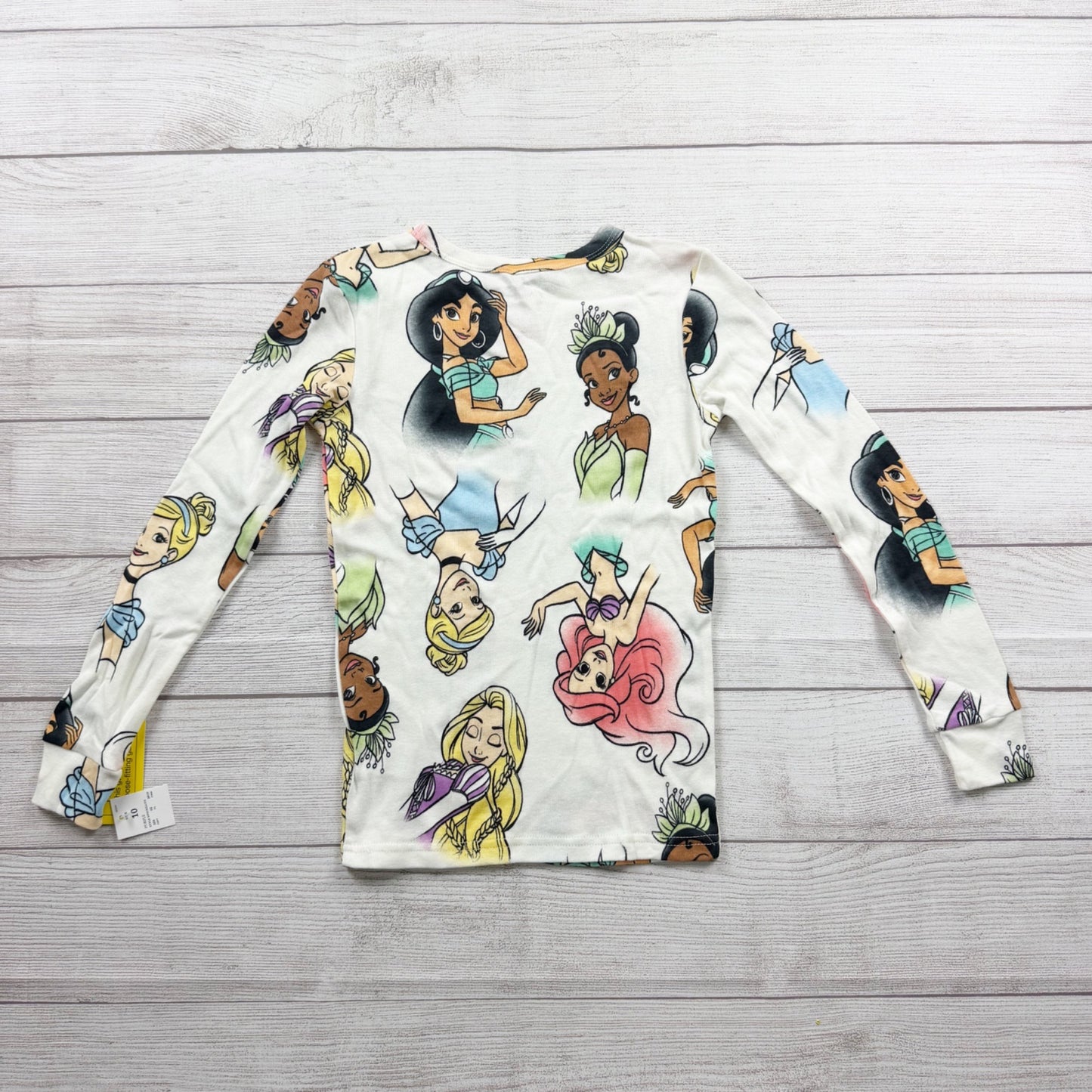 Disney Princess Girls Pajama Set 2-Piece PJs Character NWT 10