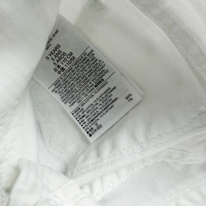 Baby Gap Girls White Mini Skinny Jeans Slim Stretch Denim Pants 5