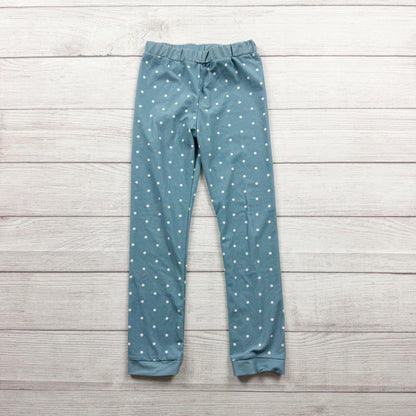 SweetHoney Girls Floral Pajama Set Long Sleeve Polka Dot Pants Cotton Blend 6
