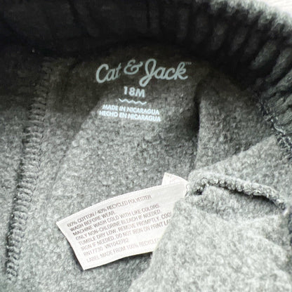 Cat & Jack Baby Jogger Pants Solid Sweatpants Dark Gray 12-18 Months