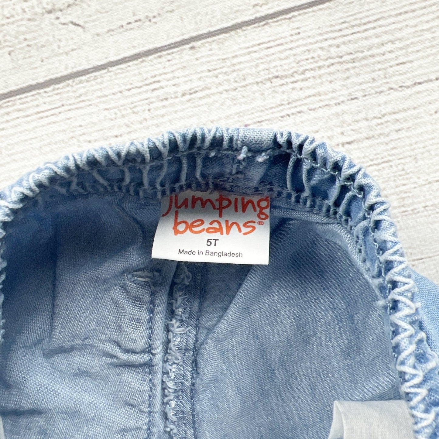 Jumping Beans Chambray Shorts Girls Light Pull On Pocket Shorts 5T