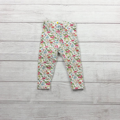 Baby Boden Floral Print Cotton Blend Leggings 12-18 Months