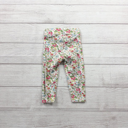 Baby Boden Floral Print Cotton Blend Leggings 12-18 Months