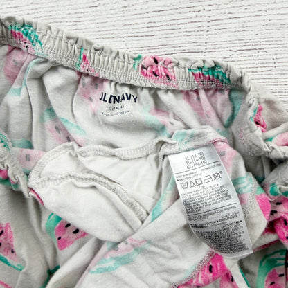 Old Navy Girls Romper Watermelon Print Off Shoulder One Piece Outfit XL 14-16