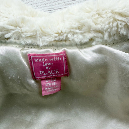 The Children’s Place Baby Girl Faux Fur Coat Dressy Jacket 9-12 Months