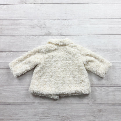 The Children’s Place Baby Girl Faux Fur Coat Dressy Jacket 9-12 Months