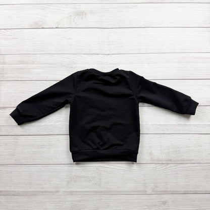 Toddler Halloween Sweatshirt “Witches Be Crazy” Graphic Crewneck Pullover 2-3