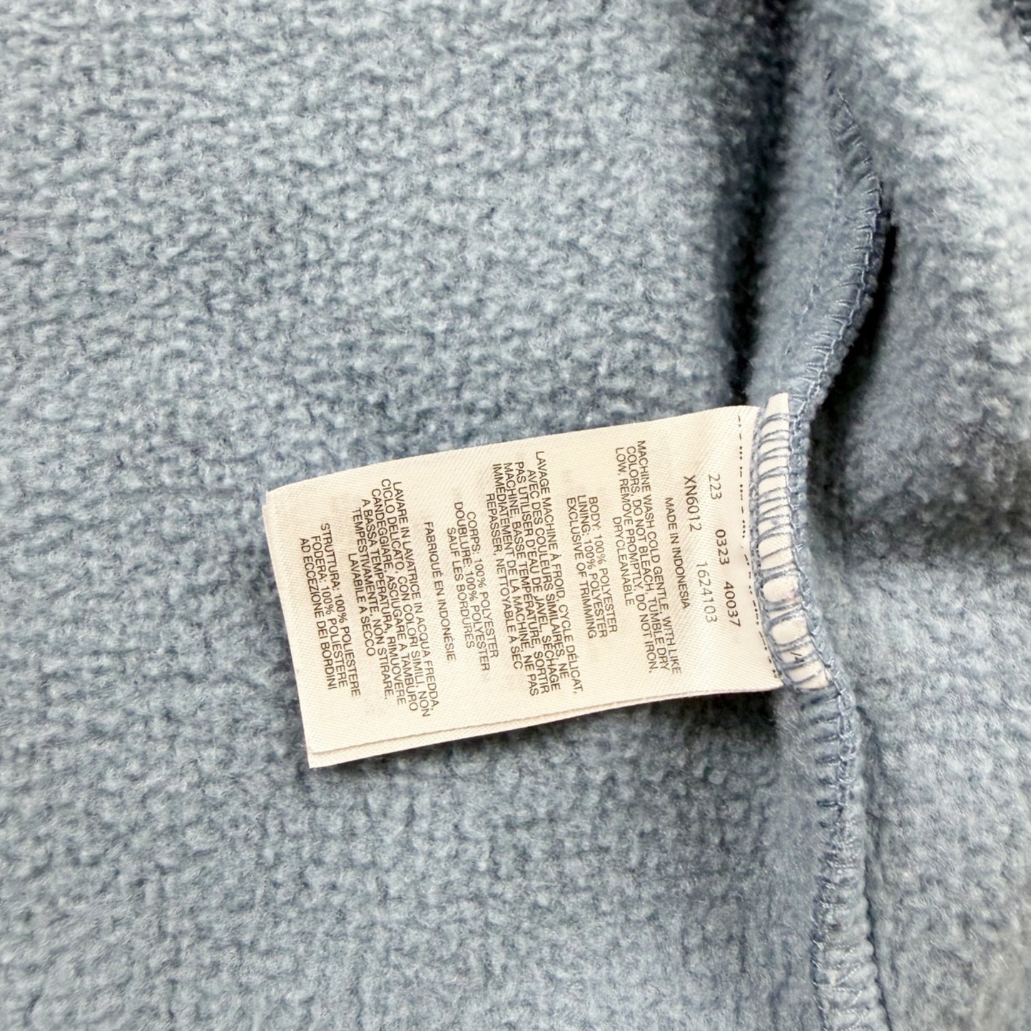 Columbia Baby Fleece Jacket Full Zip Long Sleeve Blue Winter Warm 18-24 Months
