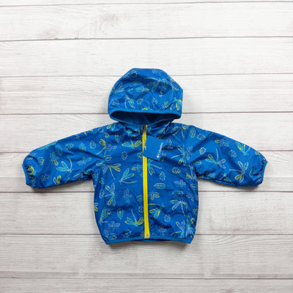 Columbia Baby Fleece Lined Waterproof Jacket Hood Dragonfly Bug NWT 6-12 Months