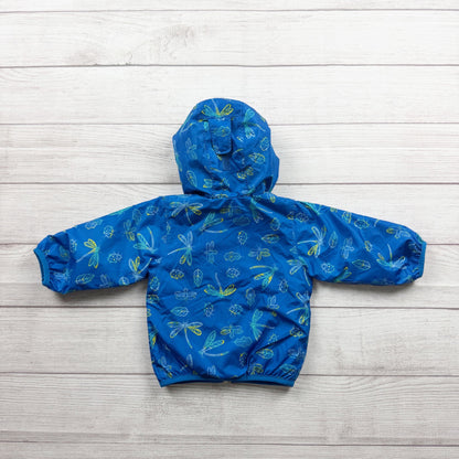 Columbia Baby Fleece Lined Waterproof Jacket Hood Dragonfly Bug NWT 6-12 Months