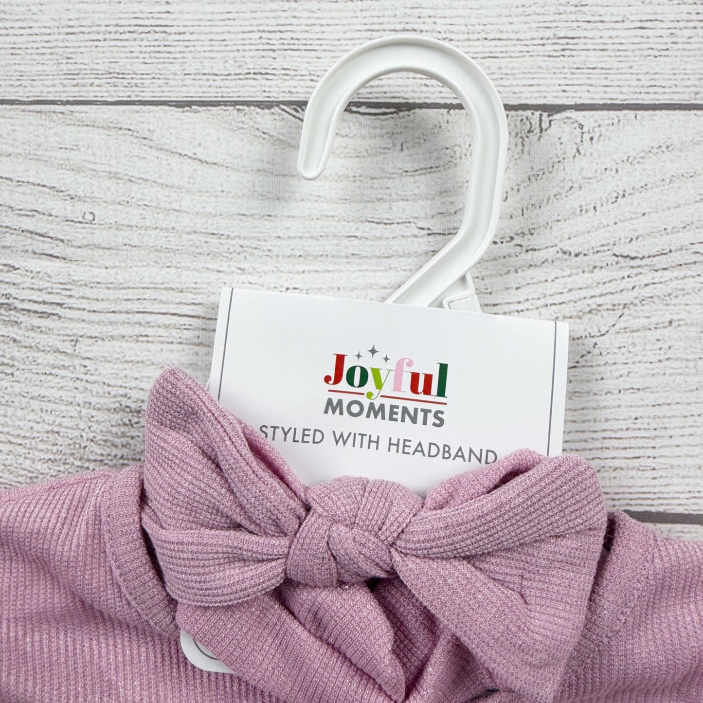 Joyful Moments Girls Be Merry Dress Pink Tulle Skirt Long Sleeve Bow Set NWT 5