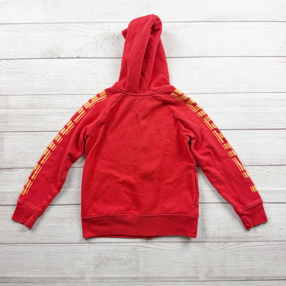Disney Pixar Cars Lightning McQueen Red Hooded Sweatshirt Jacket Kids 4