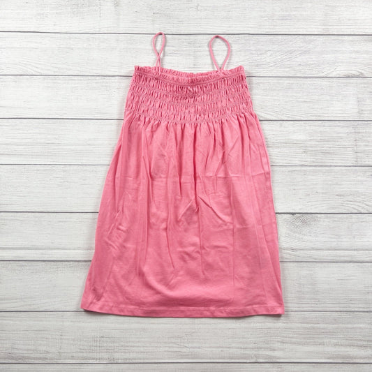 H&M Girls Dress Pink Smocked Sundress Spaghetti Strap Summer Dress 5T-6
