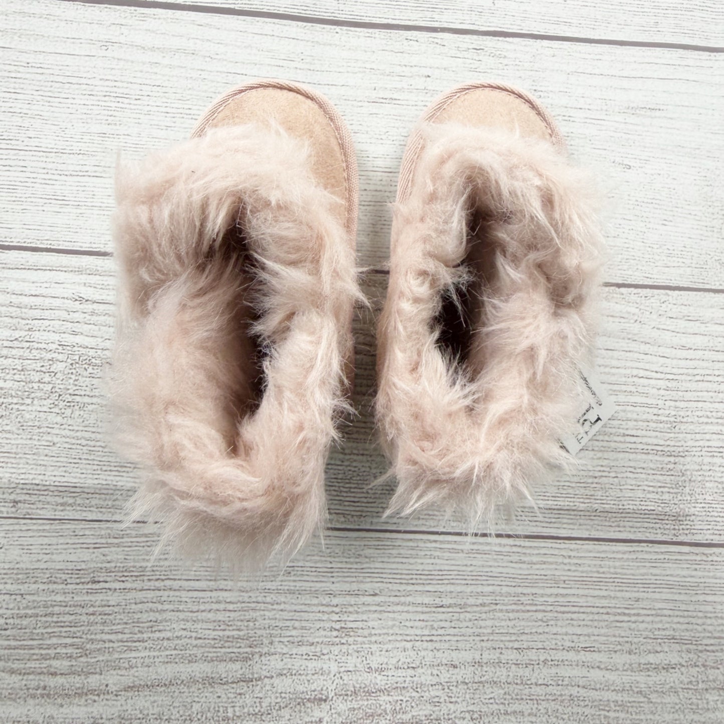 The Children’s Place Toddler Girls Boots Pink Faux Fur Suede Winter Booties 5