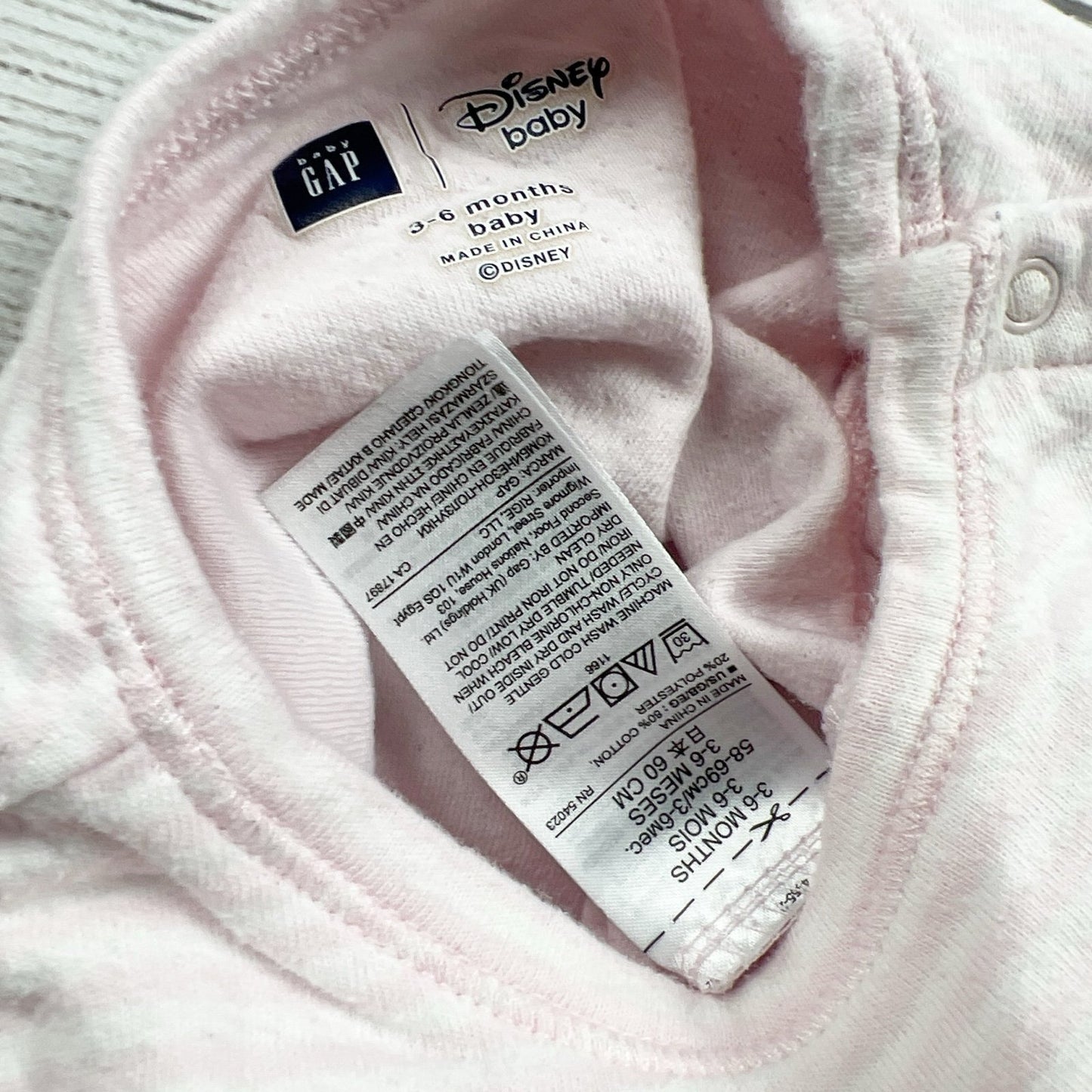 Baby Gap x Disney Baby Dumbo Footed Sleeper “Baby of Mine” Pajamas 3-6 Months