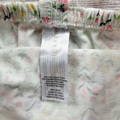 Chick Pea Baby Romper Sleeveless Floral Print Pastel 6-9 Months
