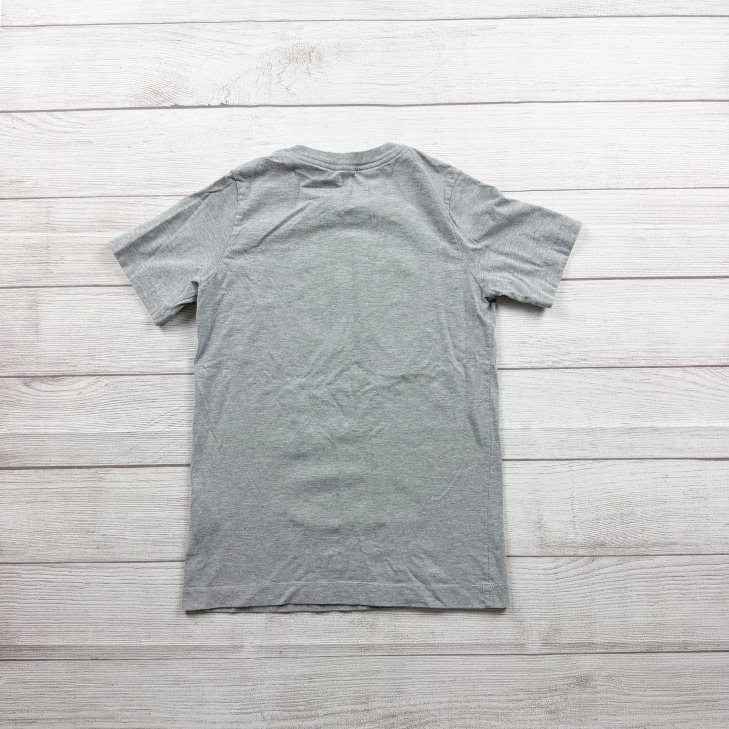 Nike Boys Graphic Tee Gray "Only Fresh Air" Short Sleeve M 10-12