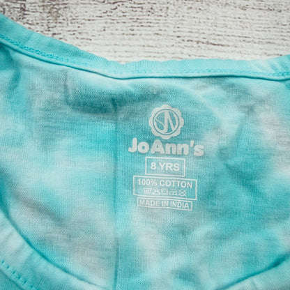 JoAnns Fringe Hem Tie Dye Bahamas Swim Cover Up Tank Dress Girls 8