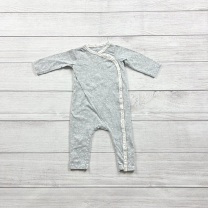 Jessica Simpson Baby Girl Sleeper Romper Wrap Snap One Piece 3-6 Months