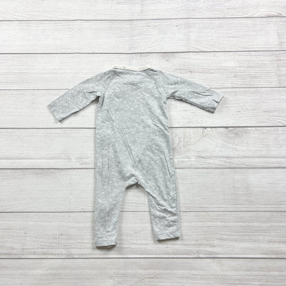 Jessica Simpson Baby Girl Sleeper Romper Wrap Snap One Piece 3-6 Months