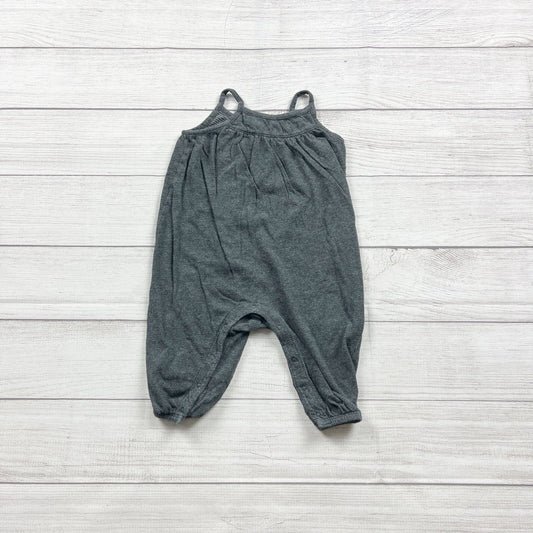 Old Navy Baby Heather Gray Sleeveless Romper 6-12 Months