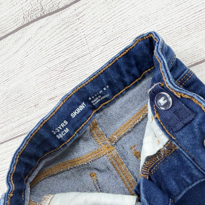 Denim Co Toddler Girls Skinny Jeans Dark Wash Stretch Denim Pants 2-3
