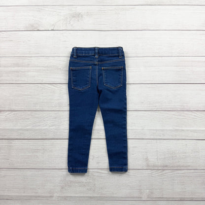 Denim Co Toddler Girls Skinny Jeans Dark Wash Stretch Denim Pants 2-3