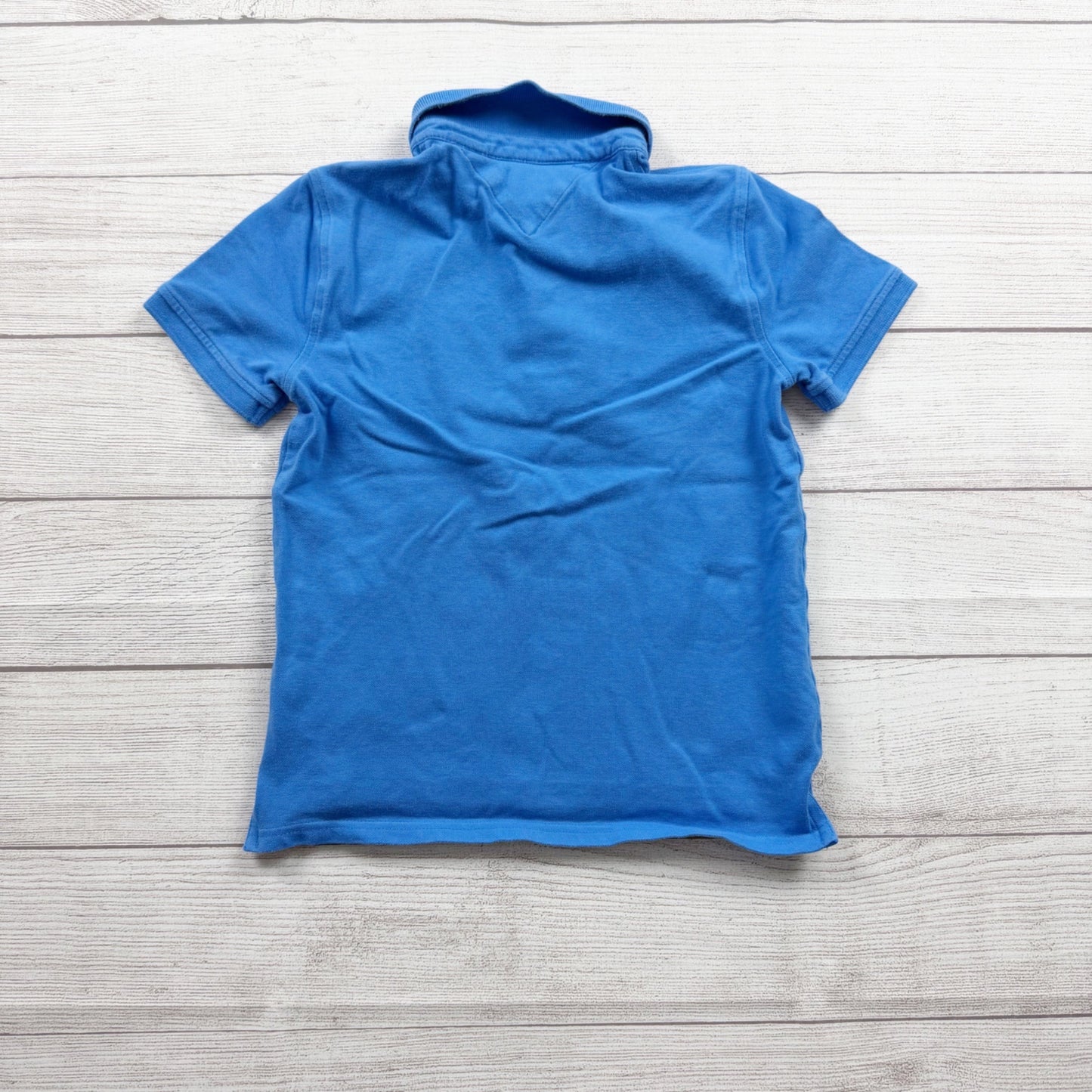 Tommy Hilfiger Polo Shirt Boys Short Sleeve Classic Logo Collared Top M 8-10