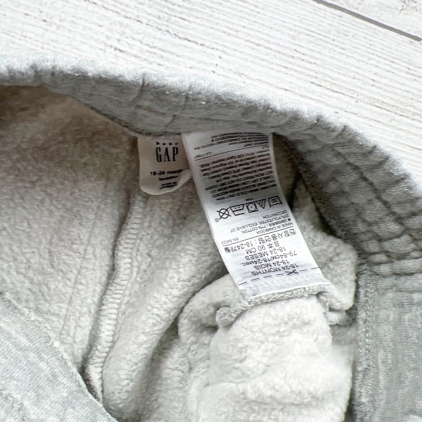 Gap Toddler Shorts Sweatshorts Sun Pull On Drawstring Pocket 18-24 Months